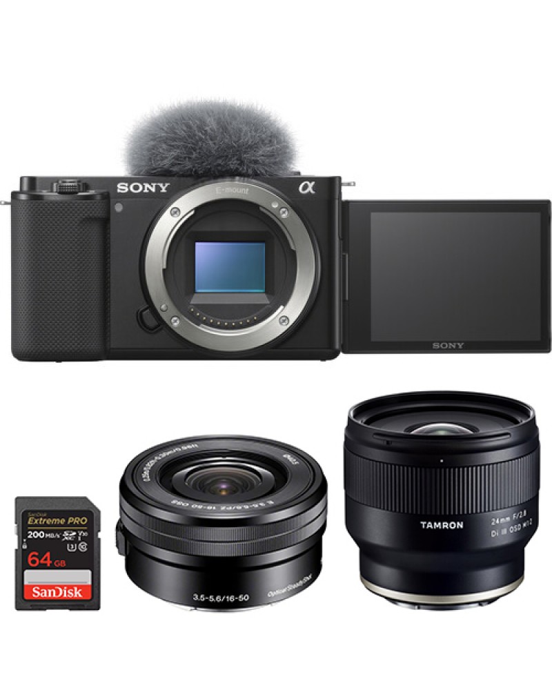 sony zv e10 TAMRON 11-20mm F2.8 セット Sony ZV-E10 Camera and Tamron 11-20mm F2.8 A Lens